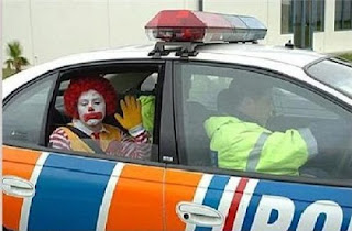 Ronald Mc Donald's clown arrested!