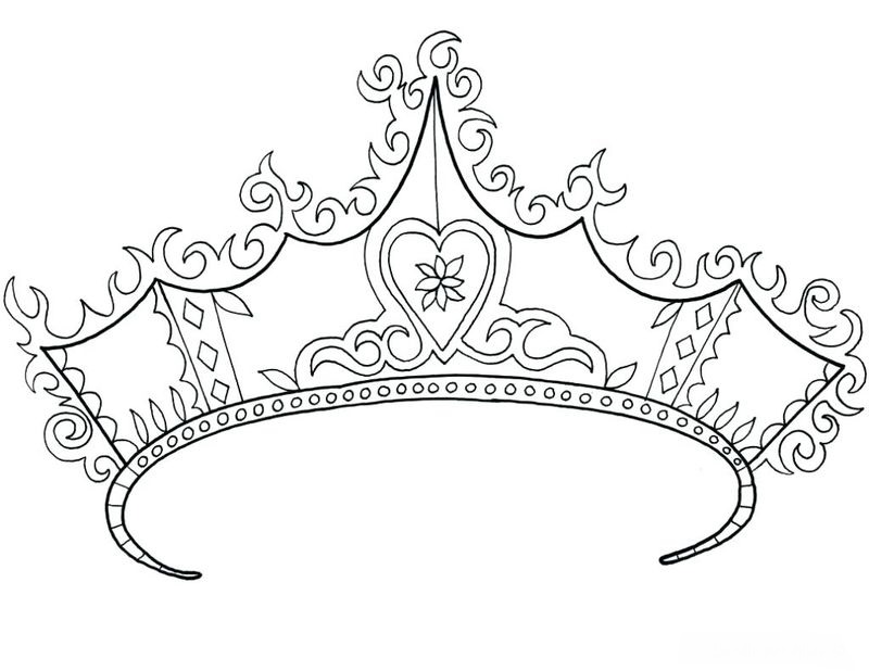 Download A Crown Coloring Page Printable