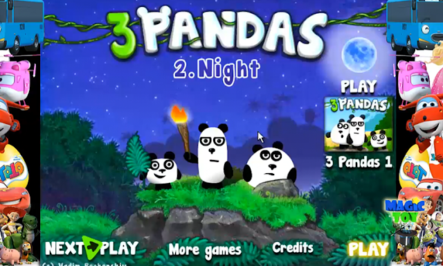 3 Sevimli Panda Oyunu 