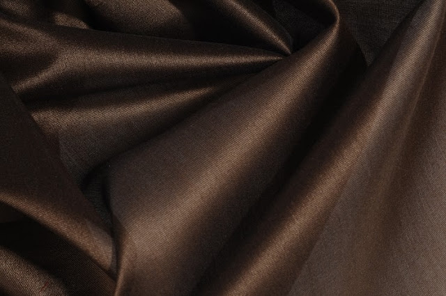 Chocolate Cotton Silk Fabric