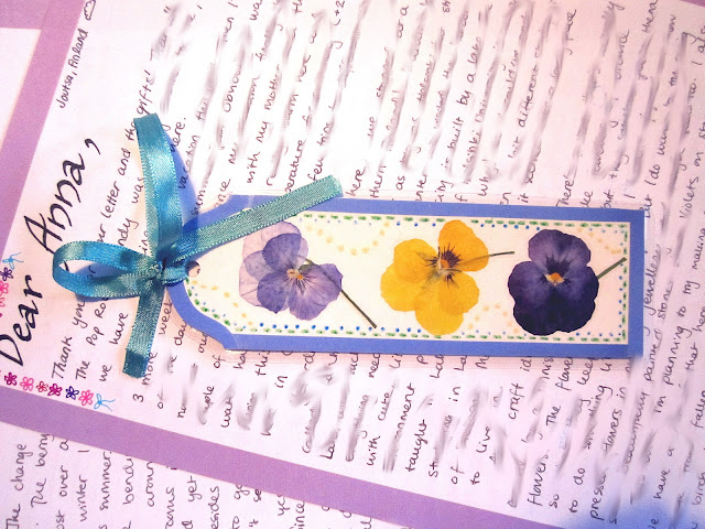 flower bookmark