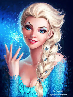 Gambar foto Elsa Frozen gratis
