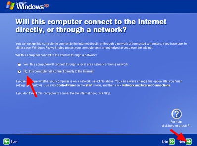 setting internet pada windows xp di komputer