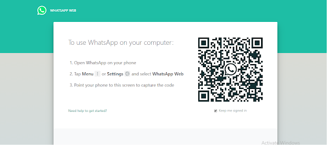 Whatsapp Web QR Code Open
