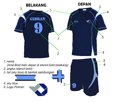 Kim Liong Design Kostum Futsal  Polman Negeri Babel