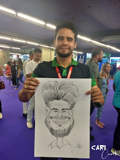 Caricaturista em Recife EXPOISP 2023