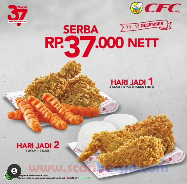 CFC Promo Hari Jadi Istimewa Ulang Tahun Ke-37