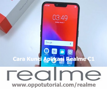 Cara Kunci Aplikasi Realme C1