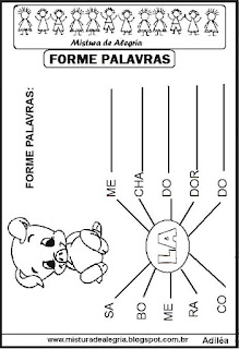 Formação de palavras atividades