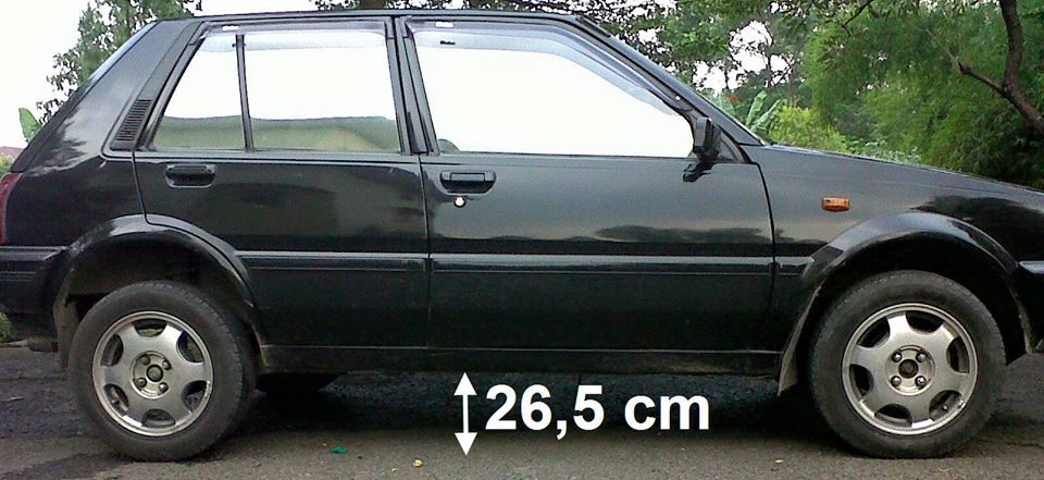 Inilah cara menaikan body Sedan agar lebih tinggi dan 