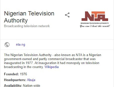 Latest Update - Nigerian Television Authority Recruitment 2018/2019 - (NTA)