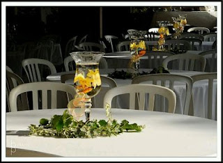 Weddings with fishes decorations