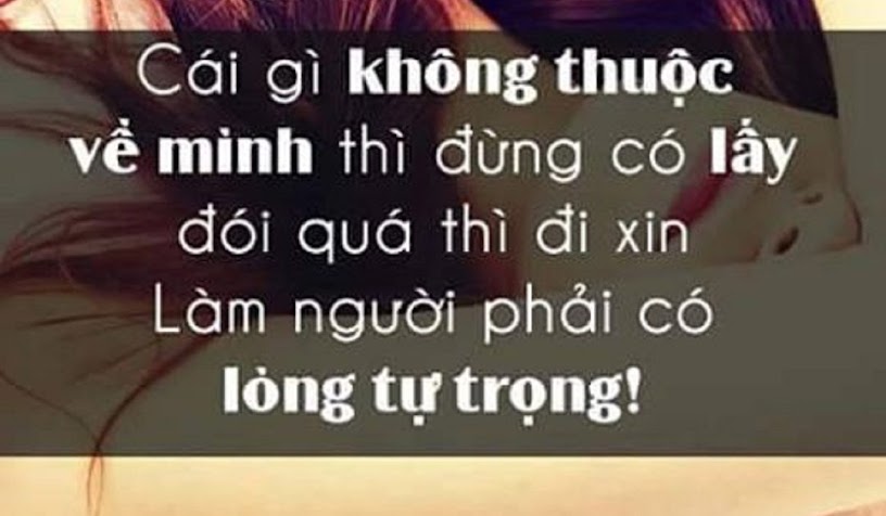 Sự Khôn Lỏi Và Lòng Tự Trọng