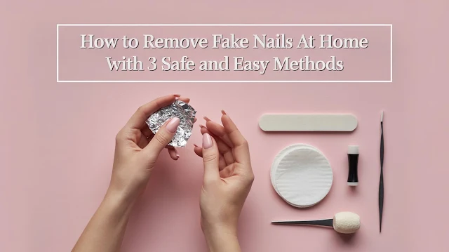 remove fake nails at home