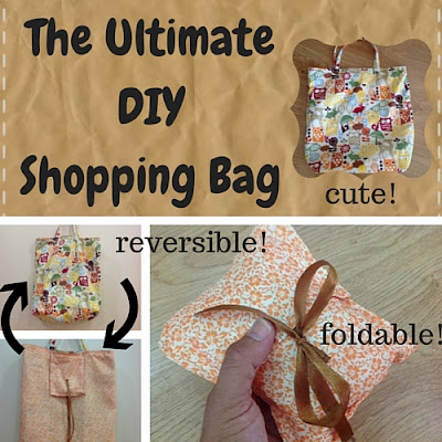 the ultimate DIY shopping bag, tutorial