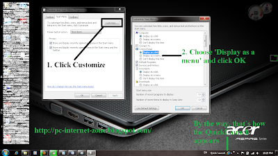 Windows 7 Tips and Tricks : List Control Panel menus in Start Menu pic1