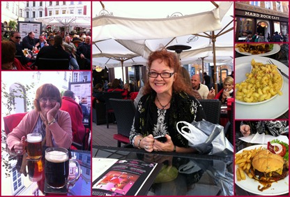lunch at the Hard Rock Cafe