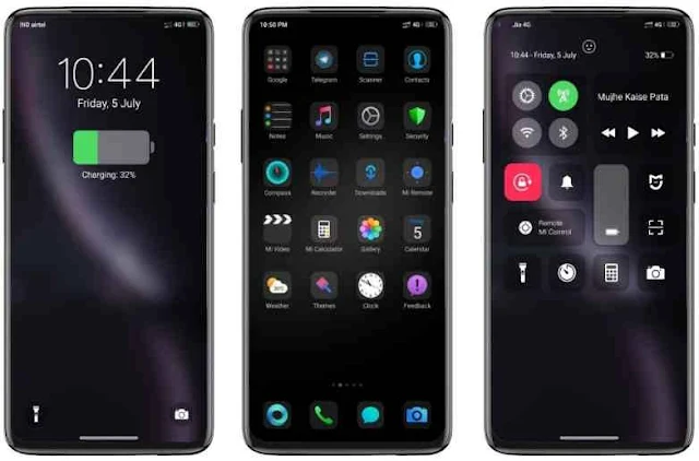 Download Tema iOS 13 Dark Mode MIUI Tembus Whatsapp