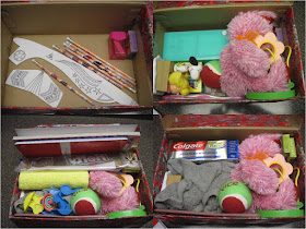 How to fit gifts into an Operation Christmas Child shoebox.