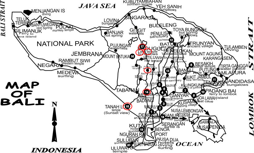 Itineraries Bedugul Botanical Garden Tour