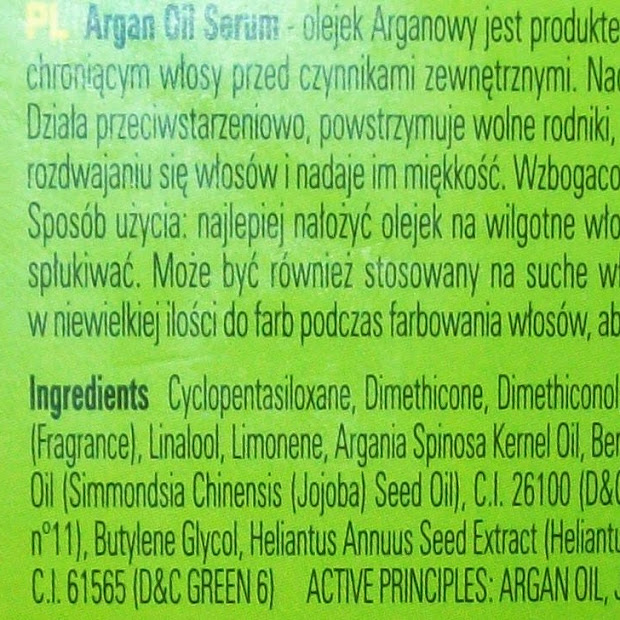 Recenzja- Argan Oil GreenElixir