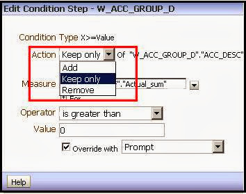 Selection Steps in OBIEE 11g