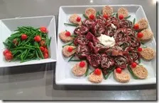 Rosette di bresaola con salsa allo yogurt