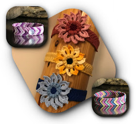 crochet flower and friendship bracelets