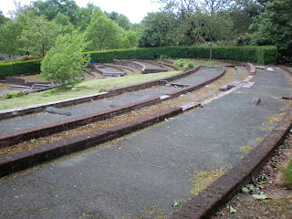 Derelict and unique 18-hole Mini Golf course in Victoria Park, Glasgow