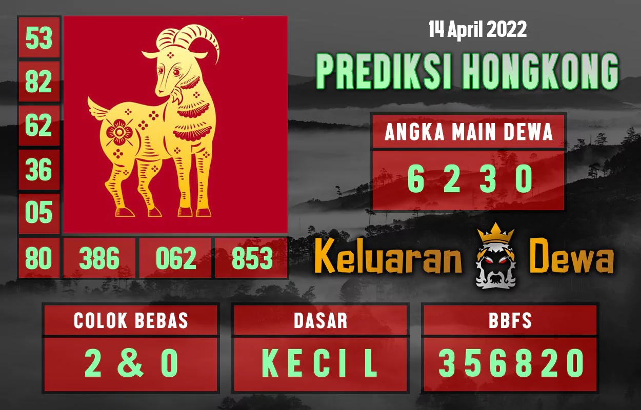 Prediksi Dewa Togel Hongkong Kamis 14 April 2022