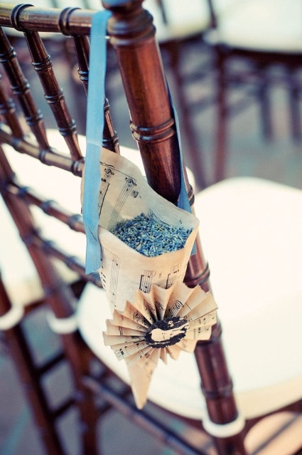 Lavender and Ash Wedding BuzzDIY Chair Decor