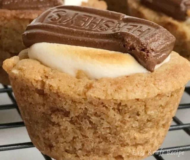 SMORES COOKIE CUPS RECIPE