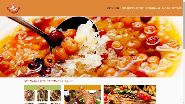 Thiết kế website nhà hàng khách sạn giá rẻ chuẩn seo