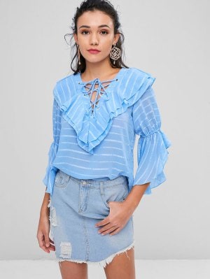https://www.zaful.com/lace-up-tiered-striped-blouse-p_547991.html