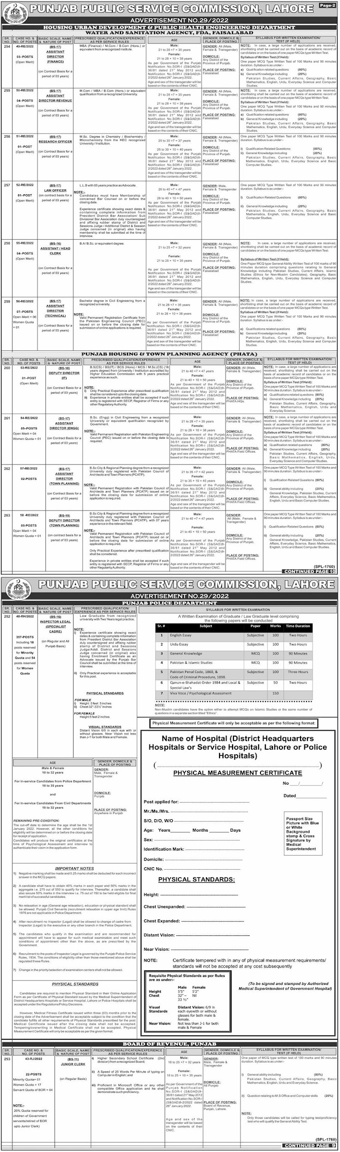 Punjab Public Service Commission  Jobs 2022 || PPSC Online Apply 