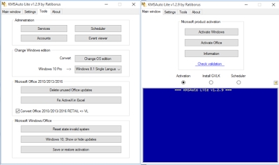KMSAuto Lite v1.3.5 Activator Full  Windows Terbaru 2017 Gratis