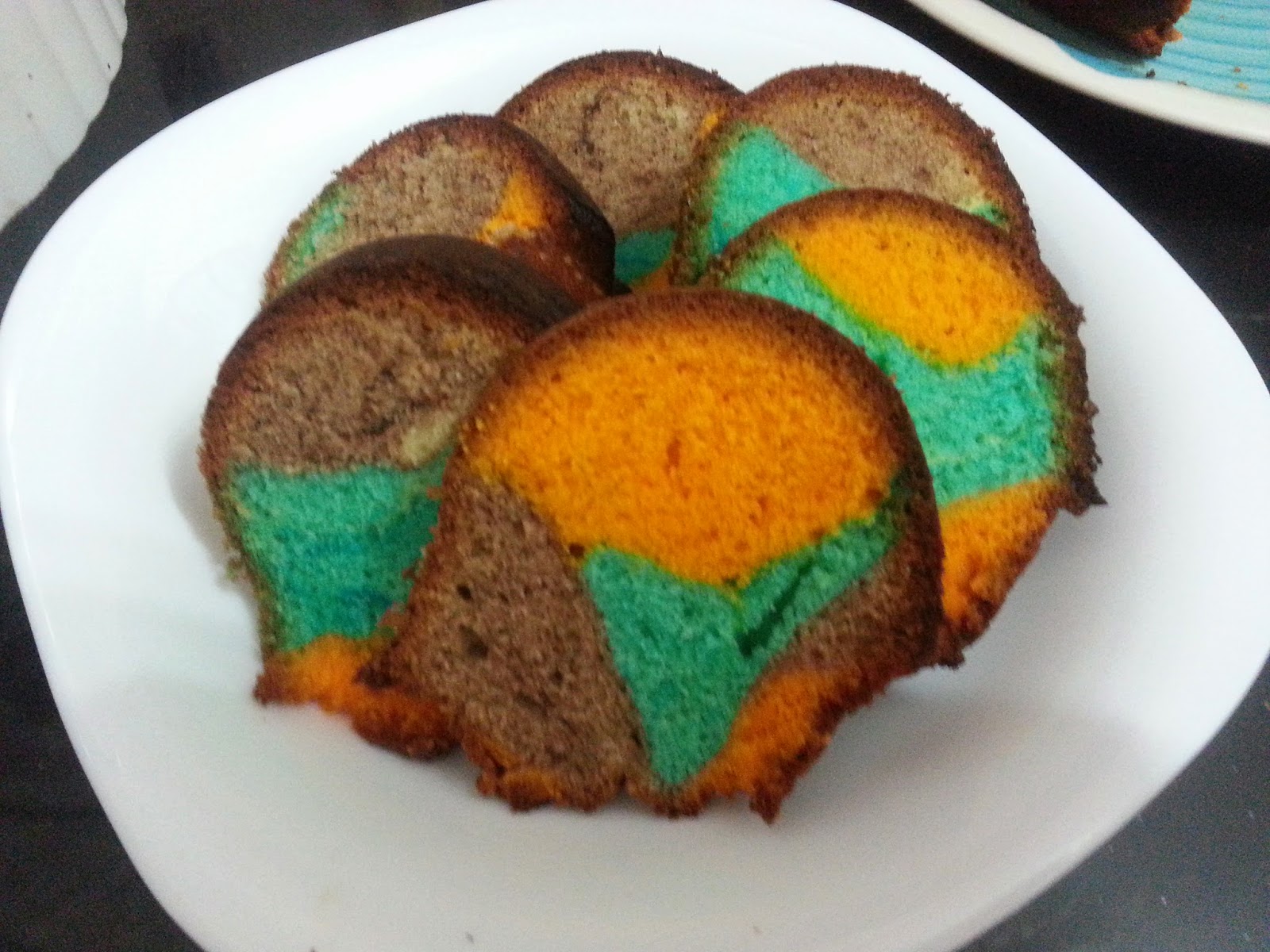 What I Have Cooked: Tri-Color Marble Cake