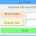 How to calculate sum of digits of given number in vb 6