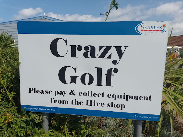 Crazy Golf at Searles Leisure Resort in Hunstanton, Norfolk