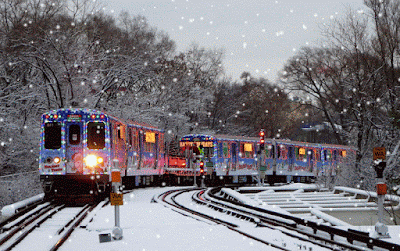 Το τραίνο των Χριστουγέννων Snow Train GIF xmastrain S.Drekou-aenai.epAnastasi