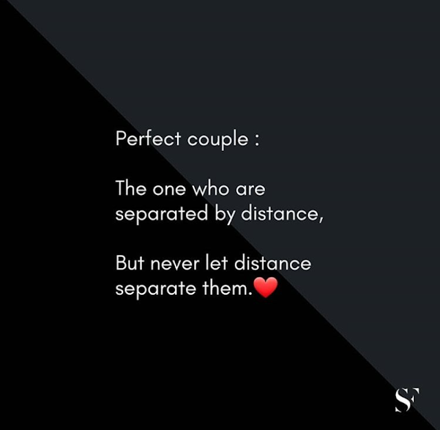 Perfect couple, the one who are separated
