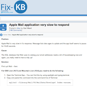 apple mail slow to respond sluggish hack