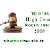 Madras High Court Recruitment 2018