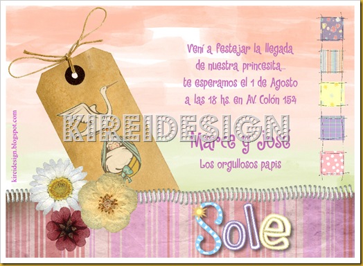 Invitaciones Y Frases Para Baby Shower Kireidesign