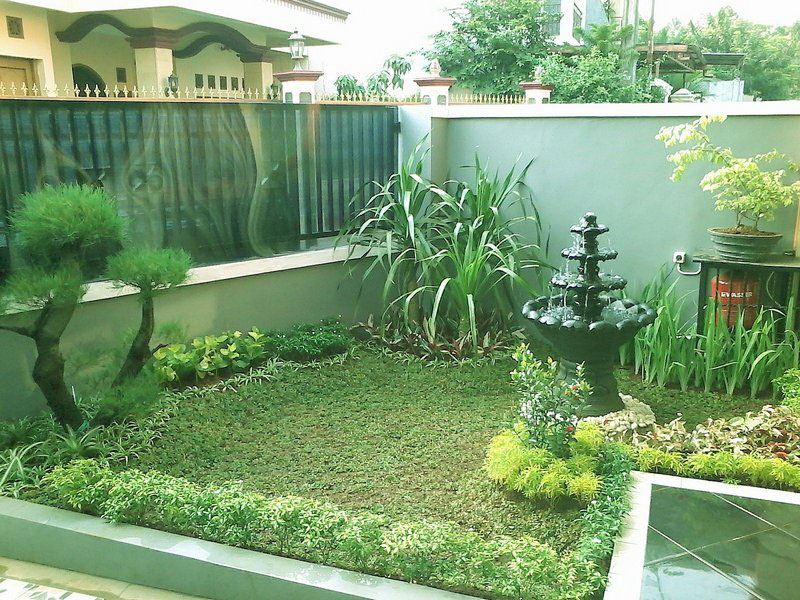 MODEL TAMAN MINIMALIS DEPAN  RUMAH  2019 TAMPAK MODEREN 