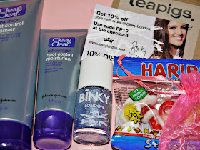 Pink Parcel, beauty goodies