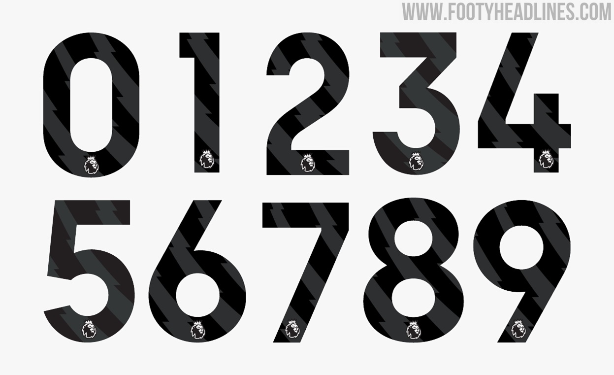 Only 5 Colors Again: New 23-24 Premier League Typeface Released - Footy  Headlines