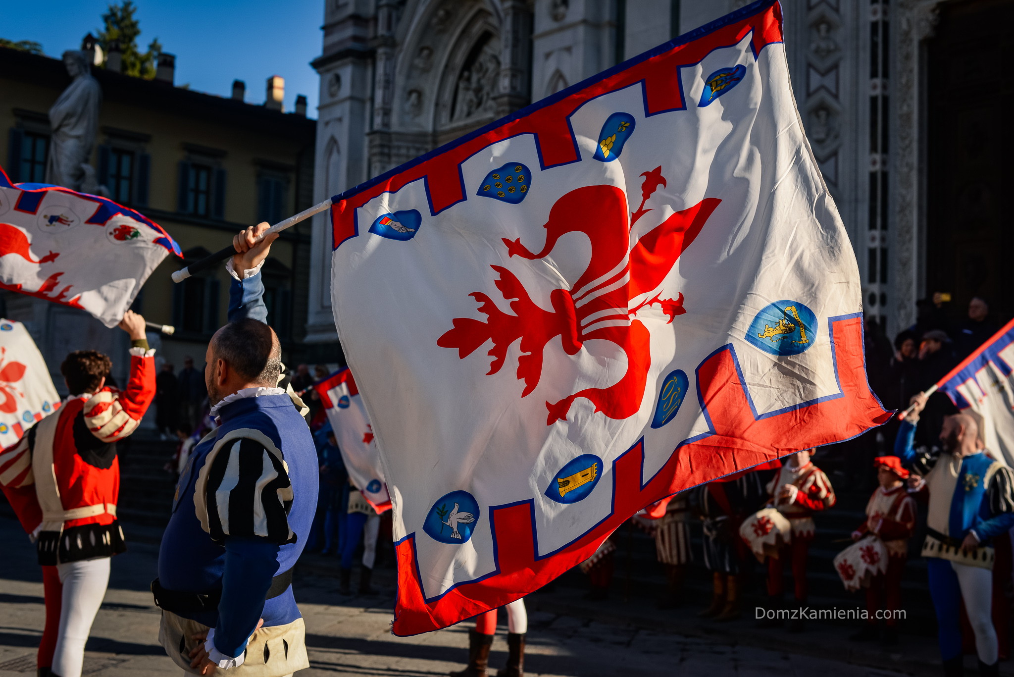 Dom z Kamienia, Bandierai degli Uffizi, Corteo Storico, Kasia Nowacka