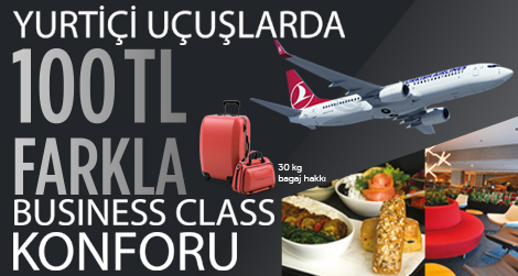 THY İLE 100 TL FARKLA BUSİNESS CLASS UÇ