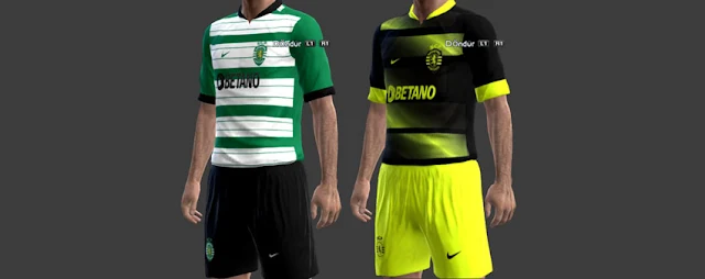 Sporting CP 22-23 Kits For PES 2013